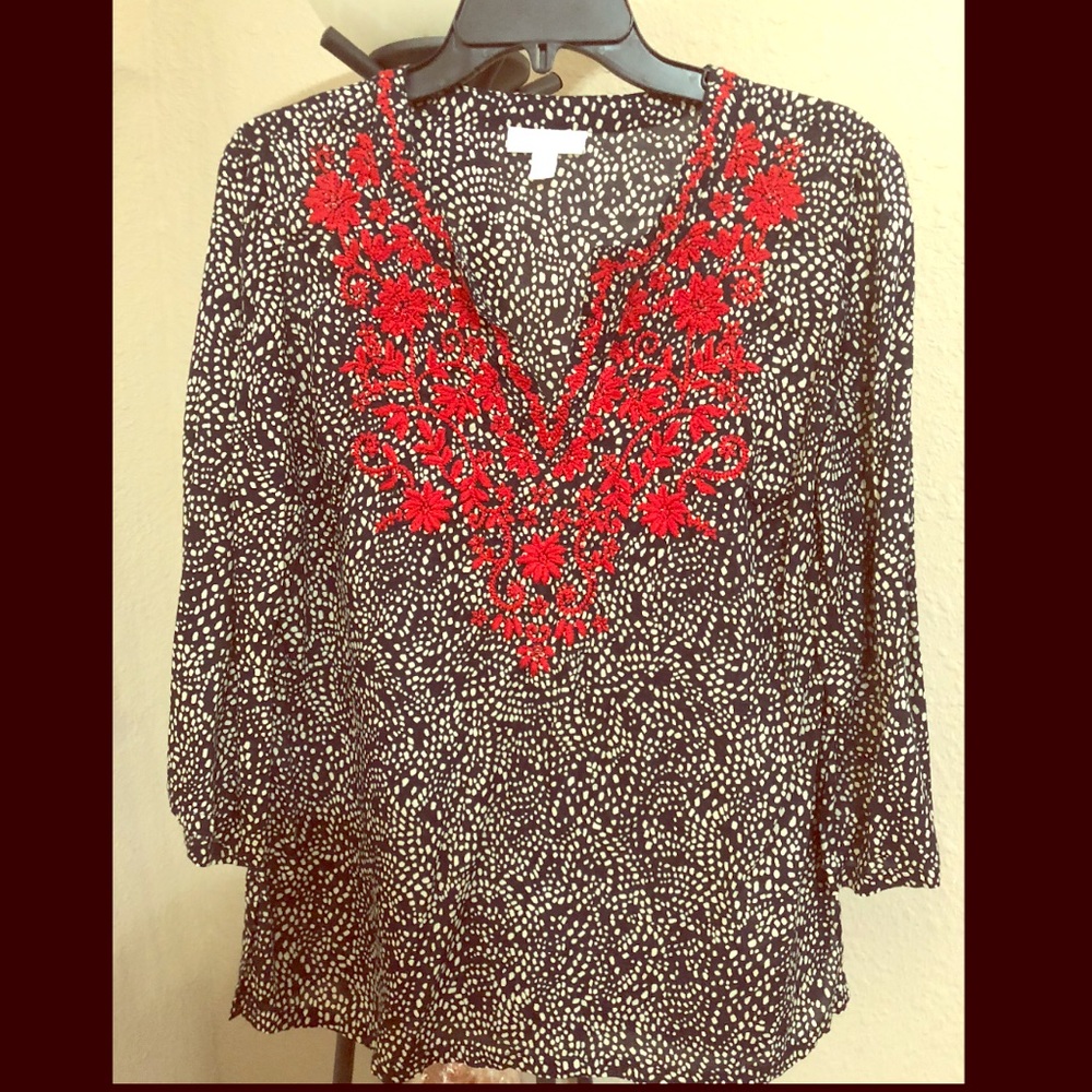 Long sleeve blouse